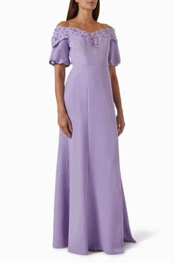 Sequin-embellished Gown