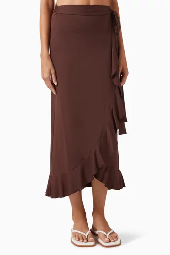 تنورة كاسيدي بتصميم ملفوف