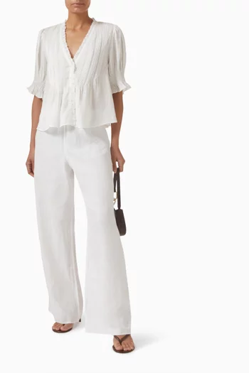 بلوزة كارلي بأزرار