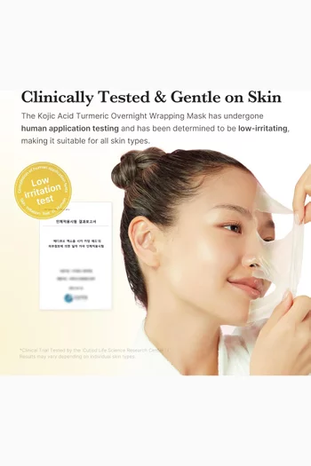 Turmeric Overnight Wrapping Peel Off Mask-Uneven Skin with Hydrolyzed Collagen, 75ml