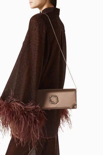 Vivien Clutch in Satin