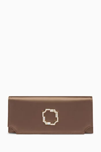 Vivien Clutch in Satin