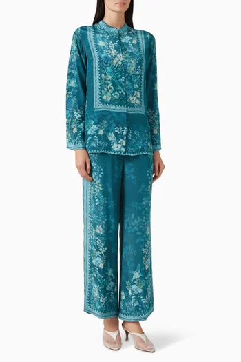 طقم متناسق بنقشة