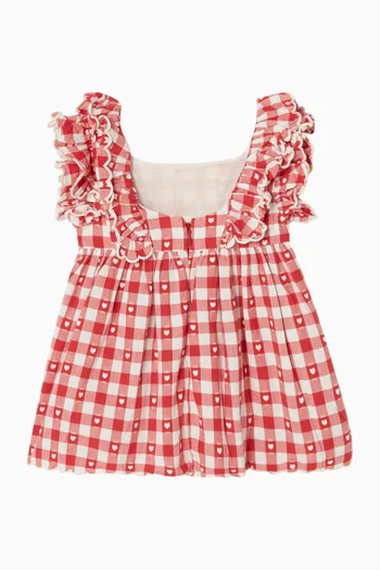 Heart Gingham Dress