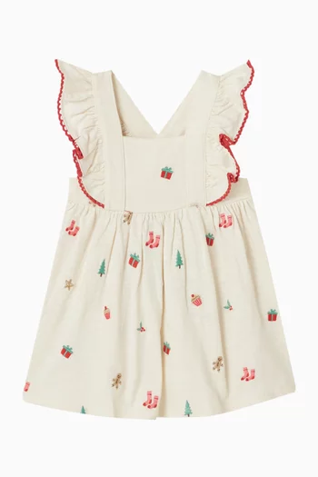 Christmas Broderie Dress