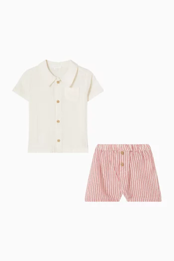 2-piece Striped Set in Organic Cotton