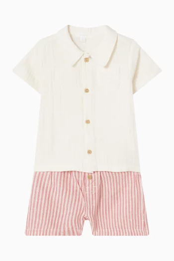 2-piece Striped Set in Organic Cotton