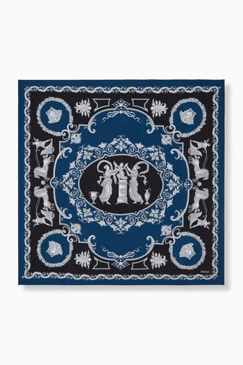 وشاح بنقشة حرير تويل