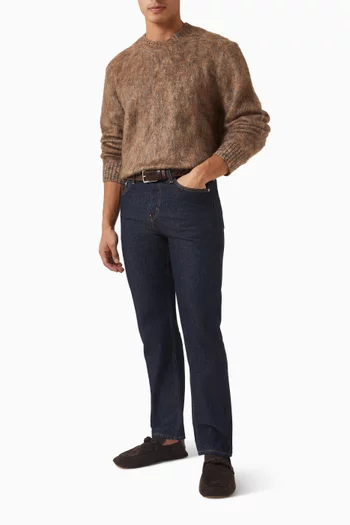 سترة مزيج موهير مصبوغ