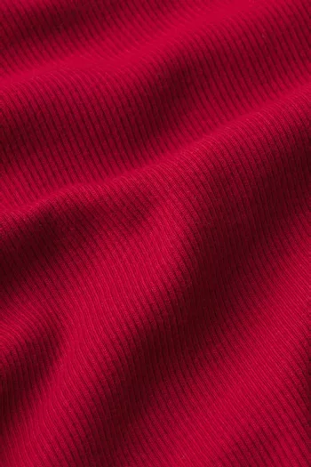 طقم بلوزة هينلي ولغينغز قطن مضلع