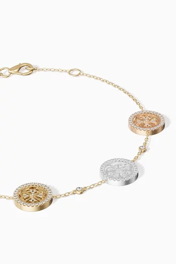 Lace Oria Diamond Bracelet in 18kt Gold