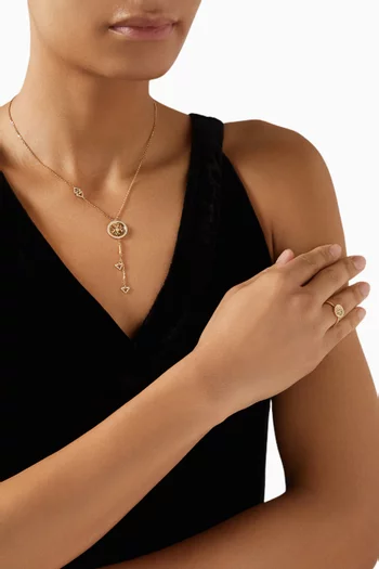 Lace Oria Diamond Necklace in 18kt Gold