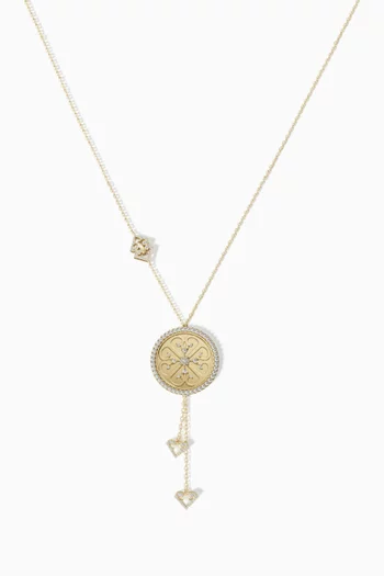 Lace Oria Diamond Necklace in 18kt Gold