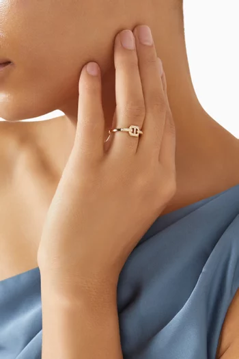 Links DD Iconica Diamond Ring in 18kt Gold