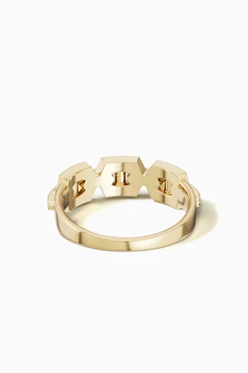 Links DD Iconica Diamond Ring in 18kt Gold