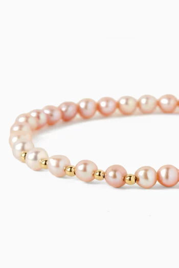 Kiku Pearl Bracelet in 18kt Gold