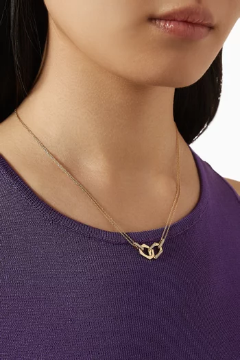 Links Forever Linked Diamond Necklace in 18kt Gold