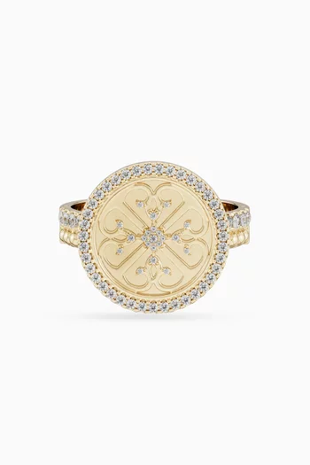 Lace Oria Diamond Ring in 18kt Gold