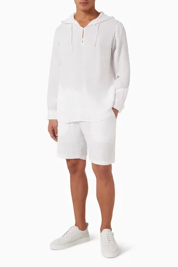 كنزة بغطاء رأس ويندرمير كتان