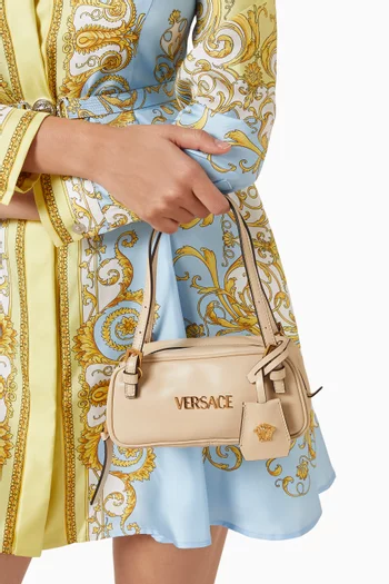 Mini Tag Bowling Bag in Nappa Leather