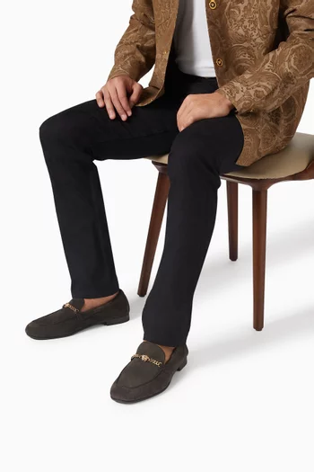 Medusa Loafers in Suede