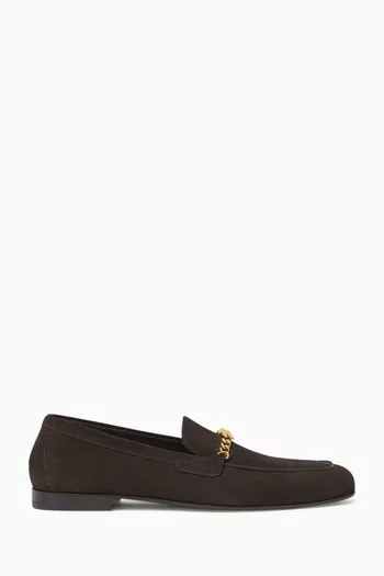 Medusa Loafers in Suede