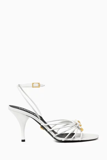 Opera Bow 85 Sandals in Leather