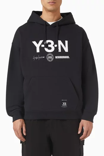 x Neighborhood Graphic Hoodie in Cotton