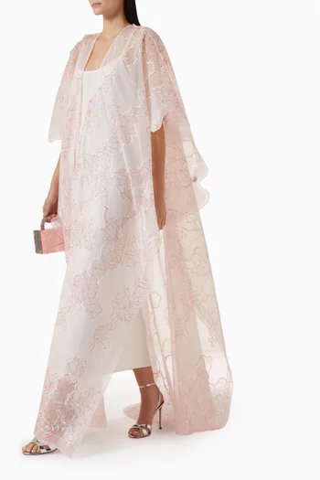 عباية بطبقة أورجانزا