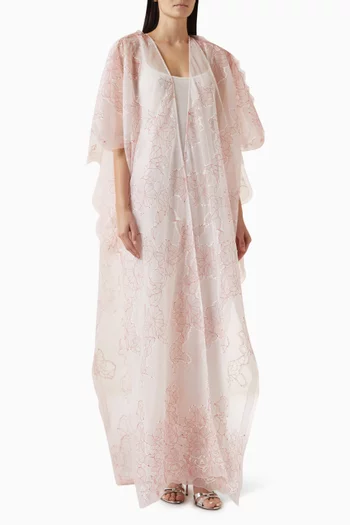 عباية بطبقة أورجانزا