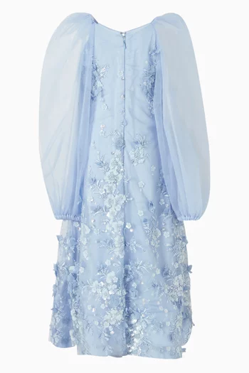 Floral-embellished Maxi Dress