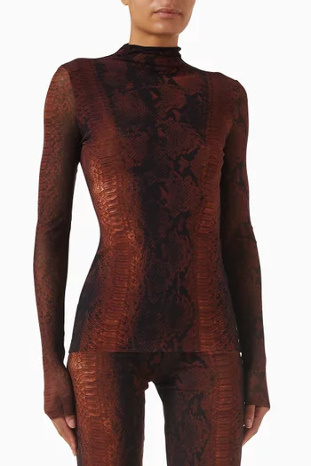 Python-print Top in Mesh