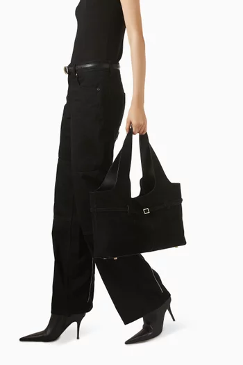 Cambon Cabas Bag in Suede