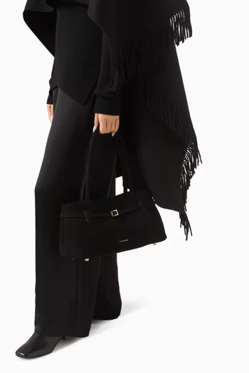 Le Cambon East West Bag in Suede