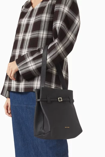 Mini Tote Du Jour Bag in Leather