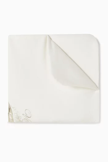 بطانية مبطنة بنقشة قطن جيرسيه