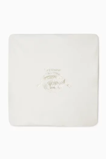 بطانية مبطنة بنقشة قطن جيرسيه