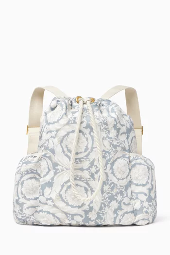 Printed Drawstring Backpack