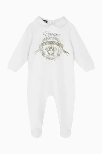 Laurel Crest Sleepsuit in Cotton