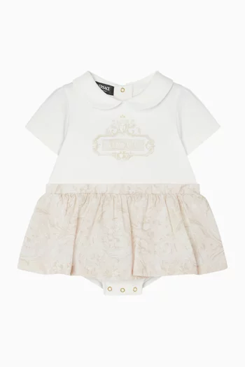 Barocco T-shirt Dress in Cotton-poplin