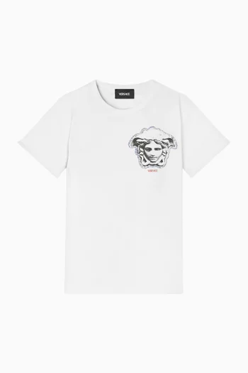 Medusa Logo-print T-shirt in Cotton-jersey