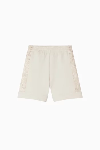 Barocco-print Sweat Shorts in Cotton-jersey