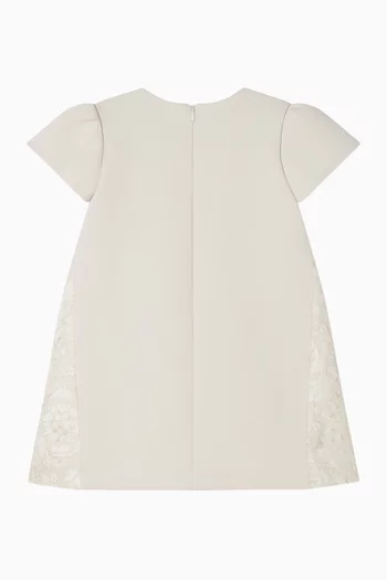 Printed Milano-stitch Dress