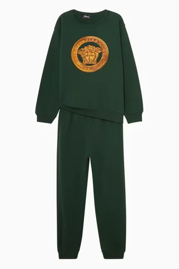 سويت شيرت مطرز قطن وجيرسيه