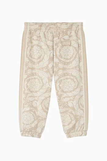 Barocco Jacquard Sweatpants in Cotton-jersey