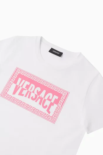 تي شيرت بشعار الماركة قطن جيرسيه