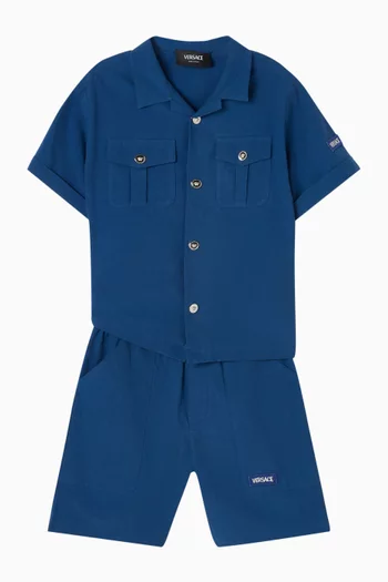 Embroidered Shirt in Cotton