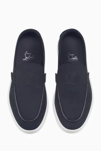 Moonboat Loafers in Reversed Nubuck Leather