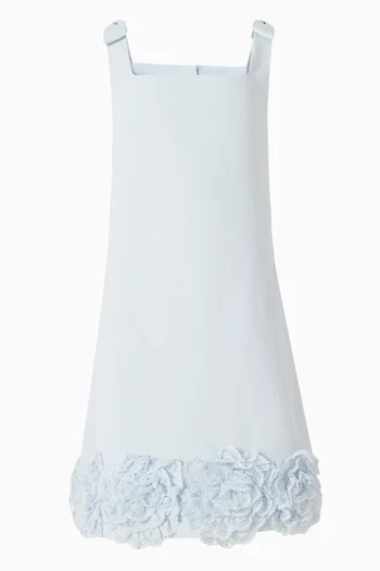 فستان بزهور كريب