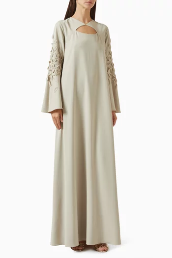 قفطان بزهور بارزة